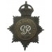 George VI Gravesend Borough Police Black Helmet Plate