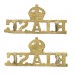 Pair of Royal Indian Army Service Corps (R.I.A.S.C.) Shoulder Titles