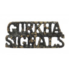 Gurkha Signals (GURKHA/SIGNALS) Shoulder Title