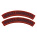 Pair of Gurkha Engineers (GURKHA ENGINEERS) Cloth Shoulder Titles
