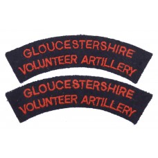 Pair of Gloucestershire Volunteer Artillery (GLOUCESTERSHIRE/VOLU