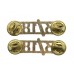 Pair of 13th/18th Hussars (13/18H) Anodised (Staybrite) Shoulder Titles