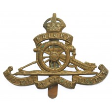 Royal Artillery Cap Badge - King's Crown