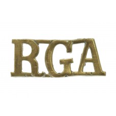 Royal Garrison Artillery (R.G.A.) Shoulder Title