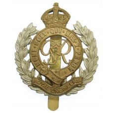 George VI Royal Engineers Bi-Metal Cap Badge