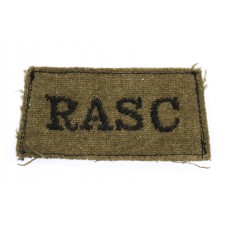 Royal Army Service Corps (R.A.S.C.) WW2 Cloth Slip On Shoulder Ti