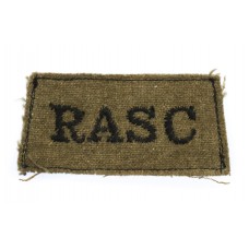 Royal Army Service Corps (R.A.S.C.) WW2 Cloth Slip On Shoulder Title