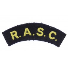 Royal Army Service Corps (R.A.S.C.) Cloth Shoulder Title