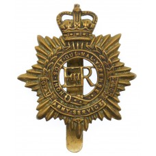EIIR Royal Army Service Corps (R.A.S.C.) Brass Cap Badge