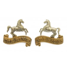 Pair of King's (Liverpool) Regiment Collar Badges