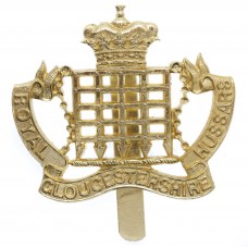 Royal Gloucestershire Hussars Anodised (Staybrite) Cap Badge