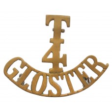 4th Territorial Bn. Gloucestershire Regiment (T/4/GLOSTER) Should