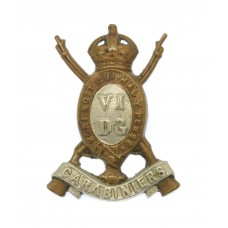 6th Dragoon Guards (Carabiniers) Collar Badge - King's Crown 