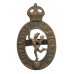 Royal Corps of Signals Officer's Service Dress Cap Badge - King's Crown