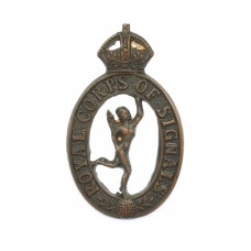 Royal Corps of Signals Officer's Service Dress Collar Badge - Kin