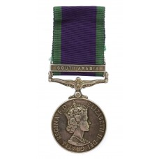 Campaign Service Medal (Clasp - South Arabia) - Pte. R. James, Parachute Regiment