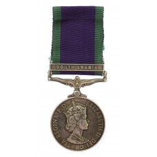 Campaign Service Medal (Clasp - South Arabia) - Pte. R. James, Parachute Regiment