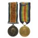 WW1 British War & Victory Medal Pair - Cpl. W. Laurence, King's Royal Rifle Corps