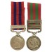 1854 IGS (Clasp - Hazara 1888) and 1895 IGS (2 Clasps - Punjab Frontier 1897-98, Tirah 1897-98) Medal Pair - Captain H.B. Wallis, 34th Bengal Infantry / 34th Pioneers
