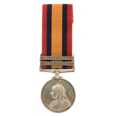 Queen's South Africa Medal (2 Clasps - Cape Colony, Paardeberg) - Pte. W.J.A. Trower, 2nd Bn. Lincolnshire Regiment