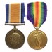 WW1 British War & Victory Medal Pair - Pte. G. Skinner, Lincolnshire Regiment