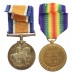 WW1 British War & Victory Medal Pair - Pte. G. Skinner, Lincolnshire Regiment