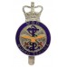 Ministry of Defence (M.O.D.) Guard Service Enamelled Cap Badge - Queen's Crown