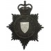 Leicestershire and Rutland Constabulary Night Helmet Plate - Queen's Crown