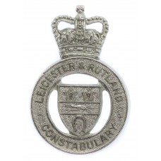 Leicester & Rutland Constabulary Cap Badge - Queen's Crown