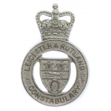 Leicester & Rutland Constabulary Cap Badge - Queen's Crown