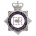 Leicester and Rutland Constabulary Senior Officer's Enamelled Cap Badge - Queen's Crown