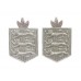 Pair of Guernsey Police Collar Badges