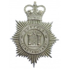 Suffolk Constabulary Helmet Plate - Queen's Crown