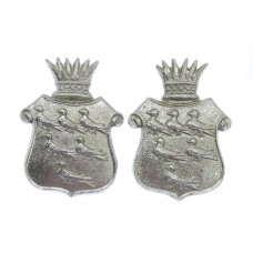 Pair of East Sussex Constabulary Chrome Collar Badges