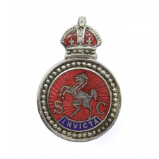 Kent Special Constabulary Enamelled Lapel Badge - King's Crown