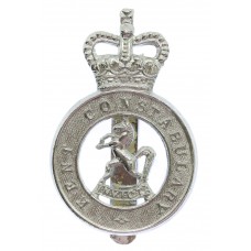 Kent Constabulary Cap Badge - Queen's Crown