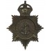 Kent Constabulary Night Helmet Plate - King's Crown