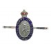Royal Corps of Signals Sweetheart Brooch - King's Crown