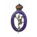 Royal Corps of Signals Enamelled Sweetheart Brooch - King's Crown