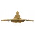 Royal Artillery Brass and Enamel Sweetheart Brooch/Tie Pin - King's Crown