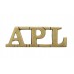 Aden Protectorate Levies (A.P.L.) Shoulder Title