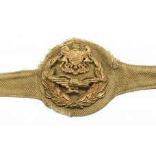 Royal Air Force (R.A.F.) Master Aircrew Rank Badge on Wrist Strap - King's Crown