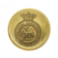 Victorian Royal Warwickshire Regiment Officer's Button (25mm)