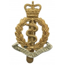 Royal Army Medical Corps (R.A.M.C.) Bi-Metal Cap Badge - Queen's Crown