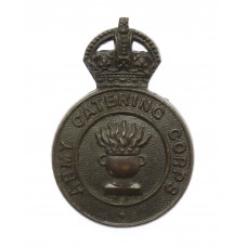 Army Catering Corps Officer's Service Dress Cap Badge - King's Cr