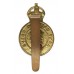 Army Catering Corps Brass Cap Badge - King's Crown