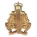 Gibraltar Regiment Anodised (Staybrite) Cap Badge - Queen's Crown