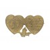 Royal Navy Mizpah Hearts Sweetheart Brooch