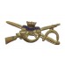 Duke of Cornwall's Light Infantry Cross Sword & Rifle Sweetheart Brooch