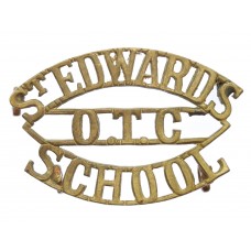 St. Edwards School O.T.C. Oxford (ST.EDWARD'S/O.T.C./SCHOOL) Shoulder Title
